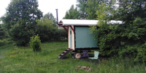 Gypsy wagon in nature